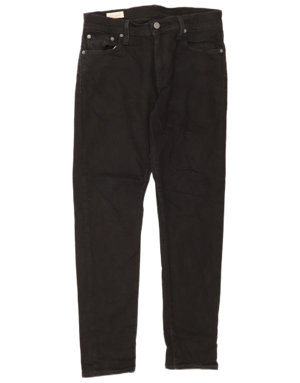 Levi's Mens Slim Jeans W30 L30 Black Cotton