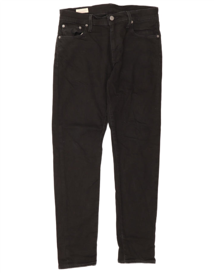 Levi's muške uske traperice W30 L30 crni pamuk