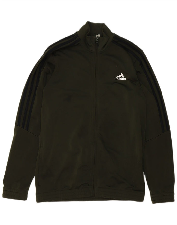 Adidas trenirka za dječake 15-16 godina zelena poliesterska jakna