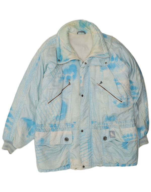 Vintage muška jakna vjetrovka UK 42 XL Blue Tie Dye Poliamid Retro