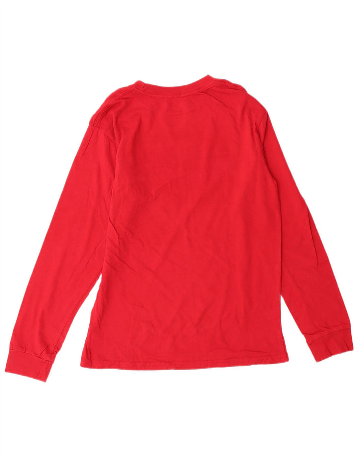 Velika crvena pamučna majica dugih rukava 12-13 godina Vans za dječake