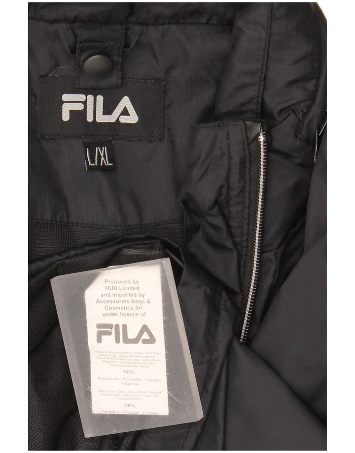 Fila muška vjetrovka s kapuljačom UK 40 veliki crni poliamid