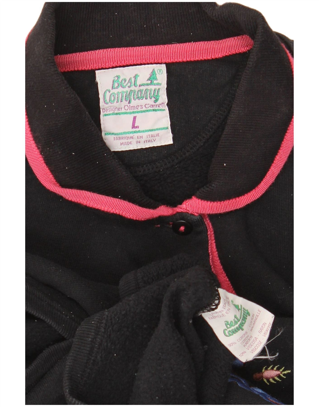 BEST COMPANY Ženska prekomjerna majica s motivom UK 16 Velika crna