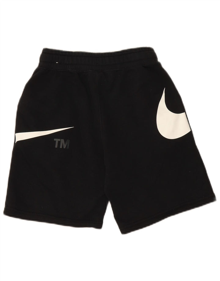 NIKE Boys Graphic Sport Shorts 10-11 Years Medium Black Pamuk