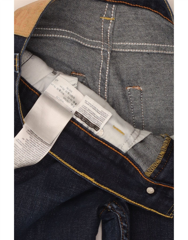 Levi's ženske uske traperice W30 L32 tamnoplavi pamuk
