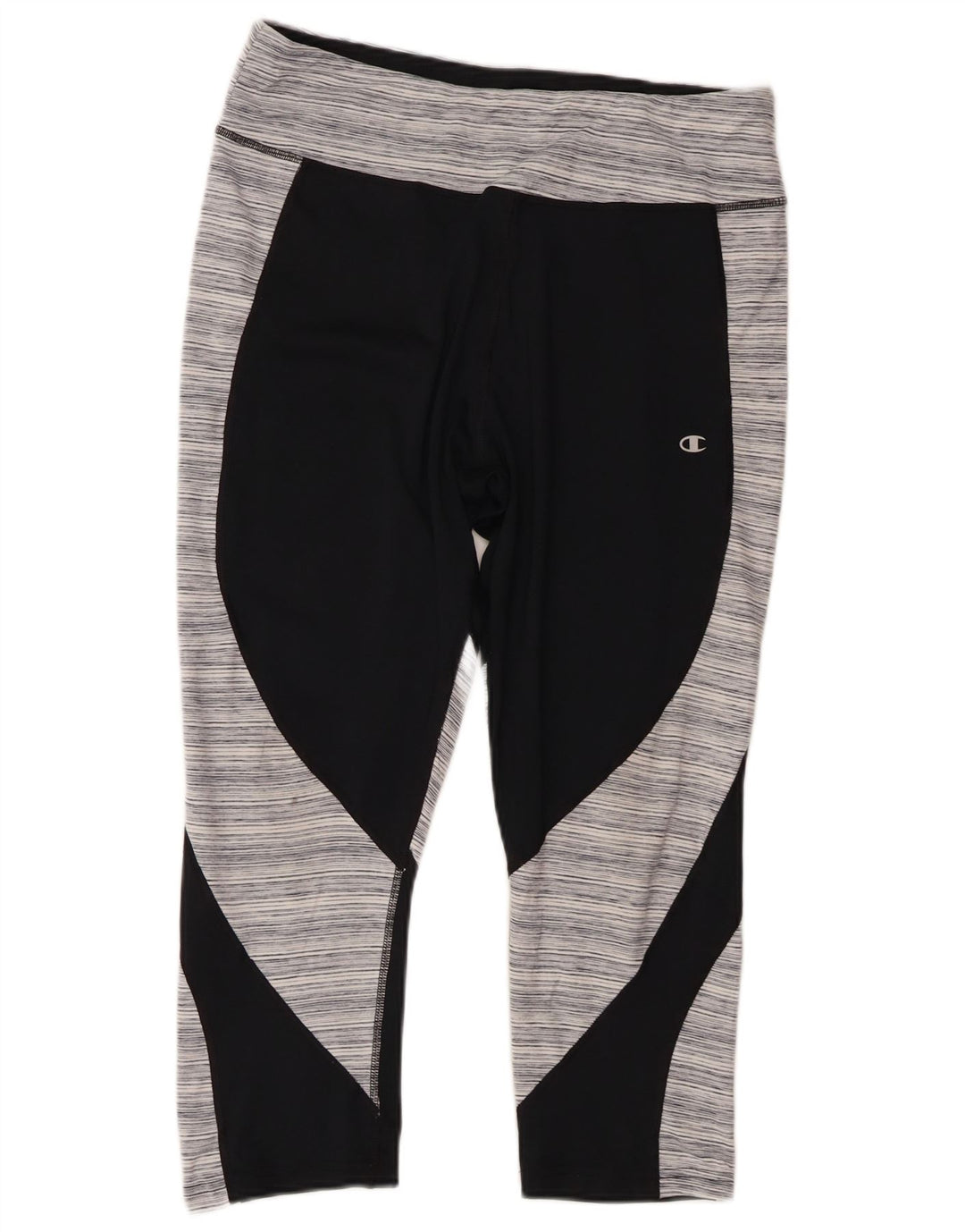 Champion ženske kapri tajice UK 18 XL crni prugasti poliester