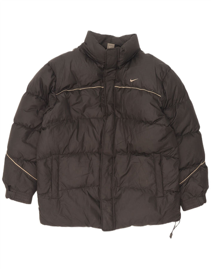 Nike muška podstavljena jakna UK 42 XL crni poliester