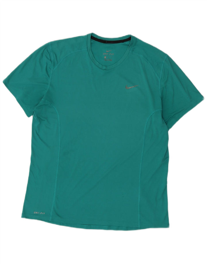 Nike Dri Fit majica kratkih rukava, veliki zeleni poliester