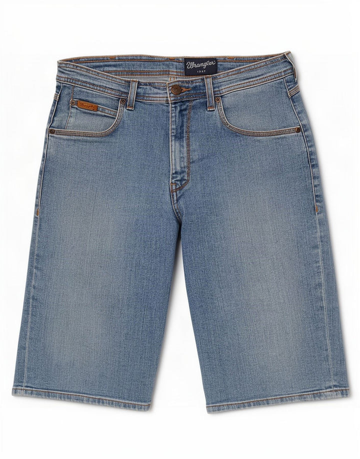 Wrangler Regular Denim kratke hlače W31 Srednje plavi pamuk