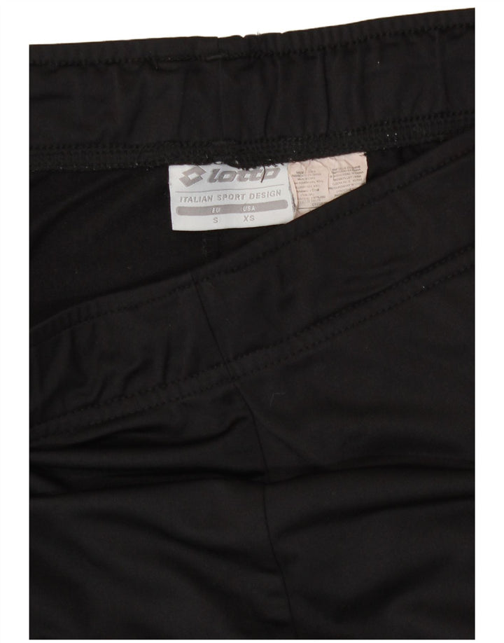 Lotto muške trenirke male crne poliesterske hlače