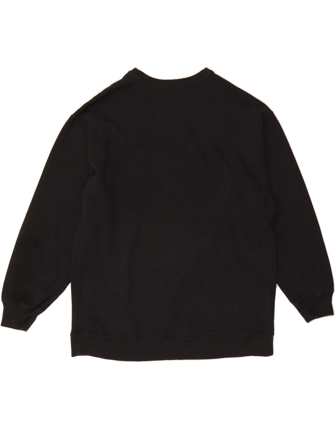 HOLLISTER Mens Graphic Sweatshirt Jumper Medium Black Cotton Vintage Hollister and Second-Hand Hollister from Messina Hembry 