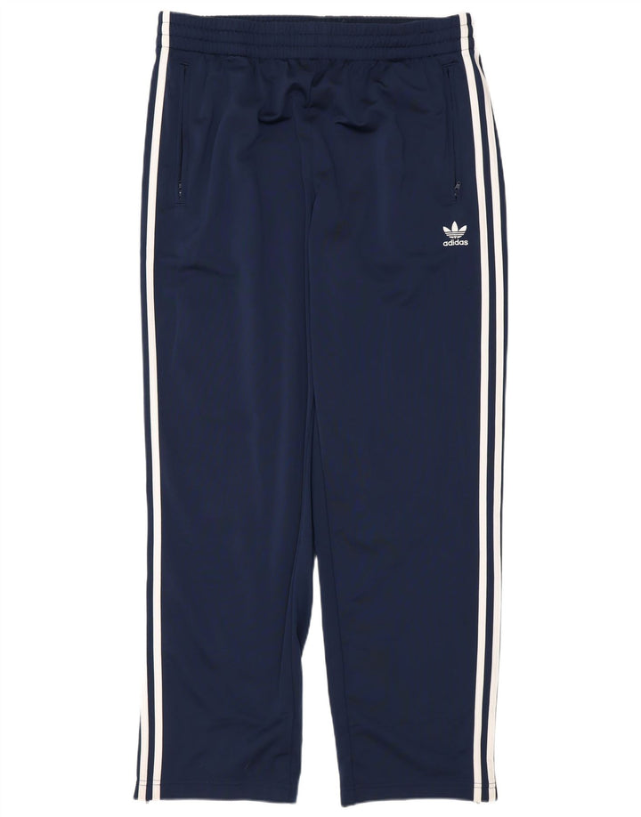 Adidas muške hlače za trenirku, velike tamnoplave poliesterske hlače