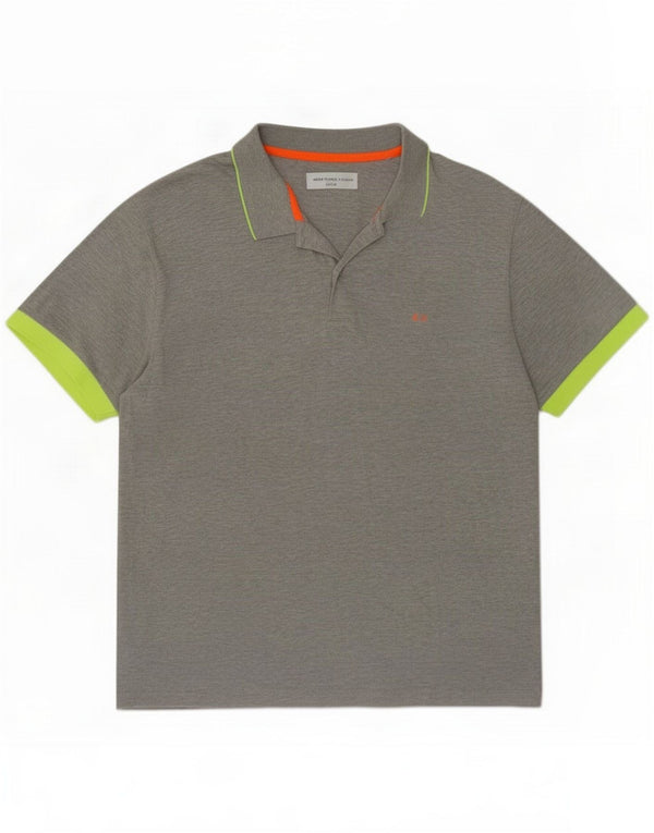 Sun68 Muška polo majica XL sivi pamuk