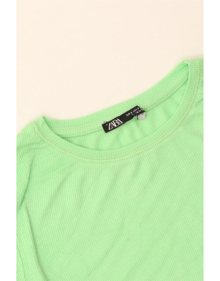 Zara ženska majica kratkih rukava UK 8 Small Green