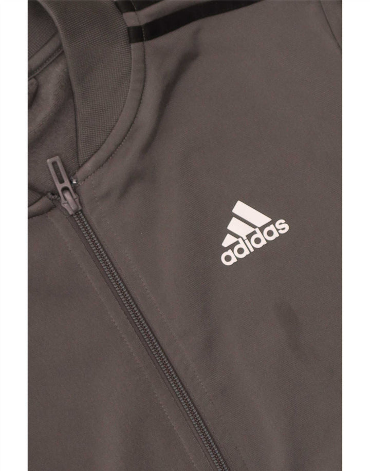 Adidas muška trenirka gornja jakna XS sivi poliester