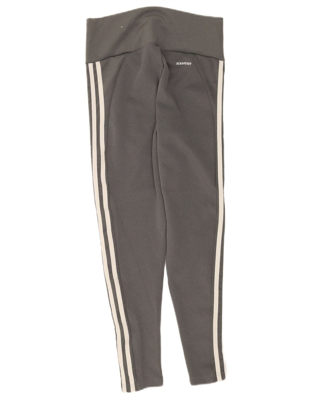 Adidas Ženske Aeroready Crop Leggings UK 12/14 Medium Gray Poliester