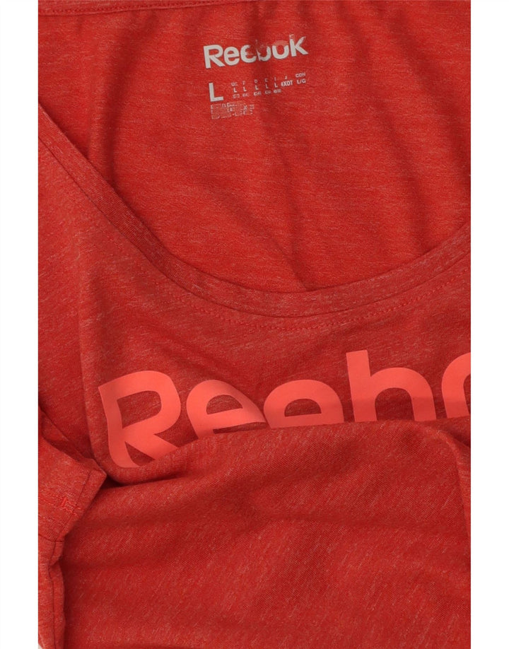 Reebok Ženska majica kratkih rukava s grafičkim motivima UK 14 Large Red