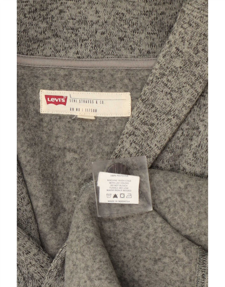 Levi's muški kardigan pulover s velikim sivim pjegama od poliestera