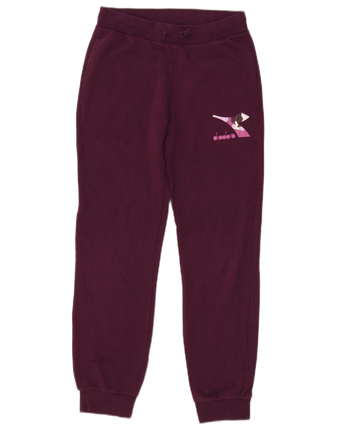 DIADORA Ženska trenirka Hlače Joggers UK 18 XL Ljubičasta kamuflažna