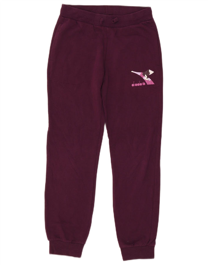 DIADORA Ženska trenirka Hlače Joggers UK 18 XL Ljubičasta kamuflažna