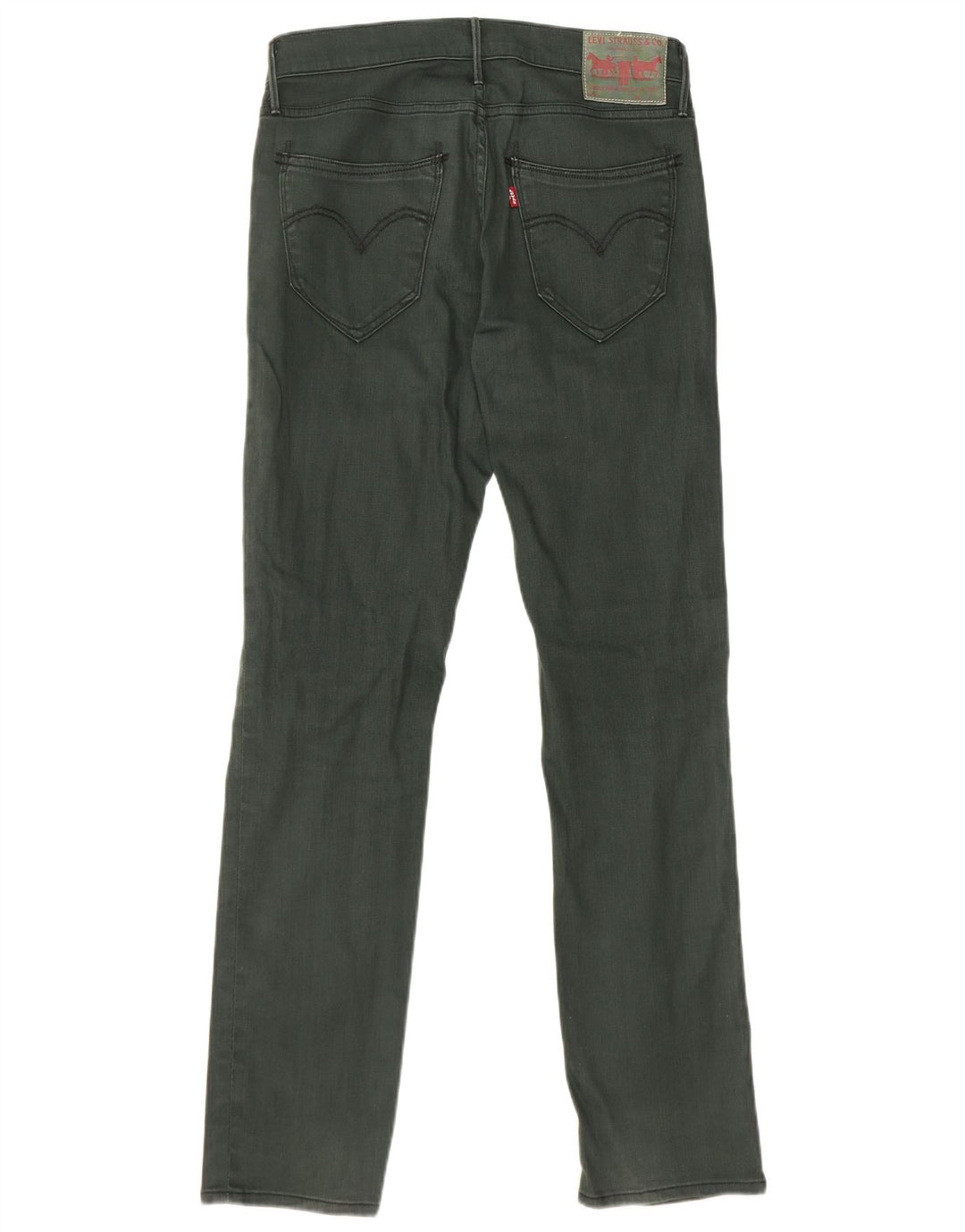 Levi's ženske 511 uske traperice W29 L32 Zeleni pamuk