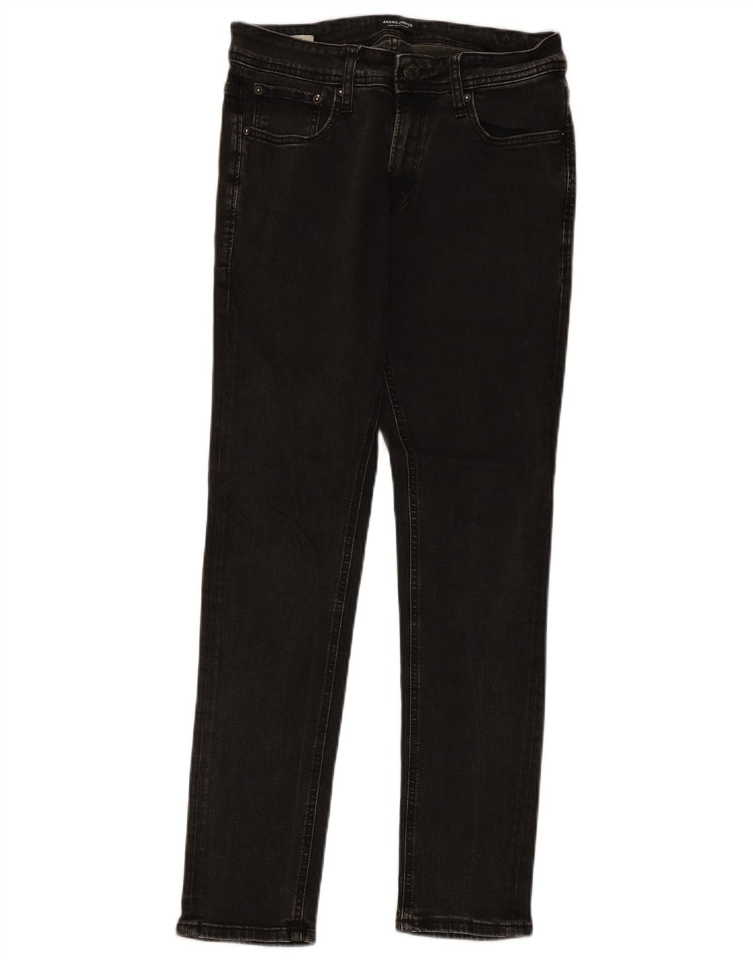 Jack & Jones Muške uske traperice W30 L30 Sivi pamuk