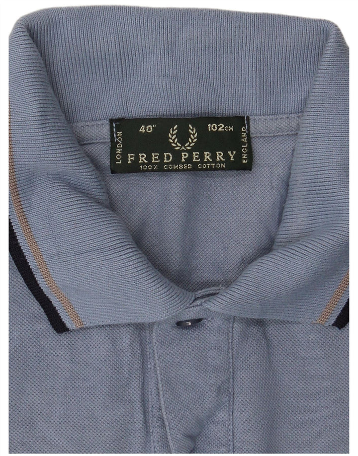 Fred Perry muška polo majica Srednje plavi pamuk