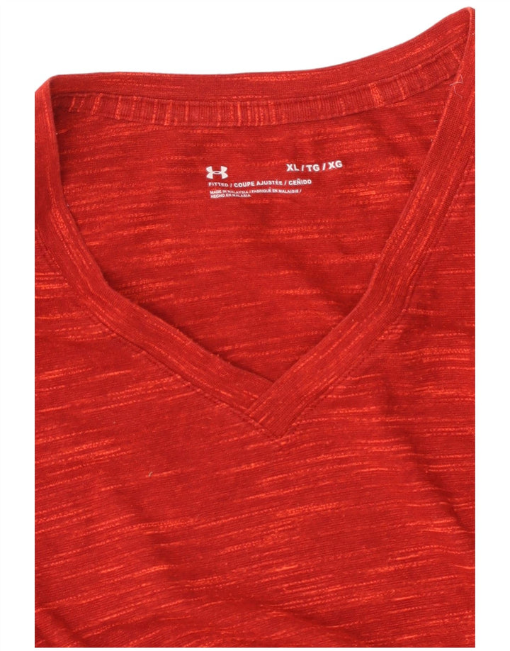 UNDER ARMOUR Muška majica kratkih rukava XL s crvenim flekama