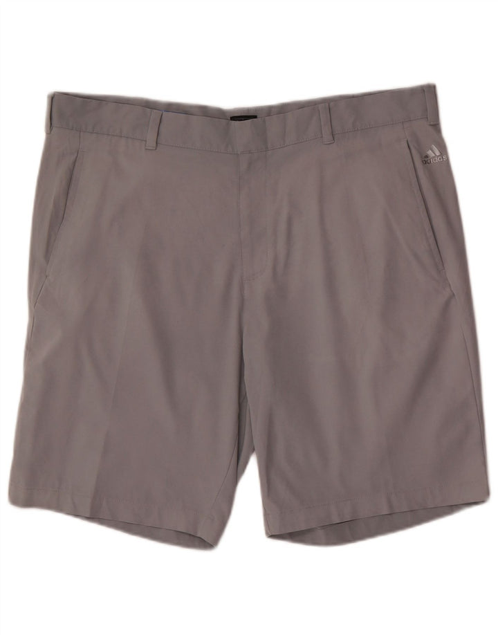 Adidas muške chino kratke hlače W38 XL sivi poliester