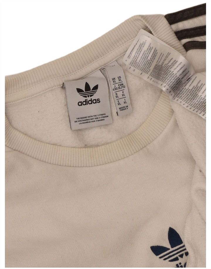 Adidas muška majica XL bijeli pamuk
