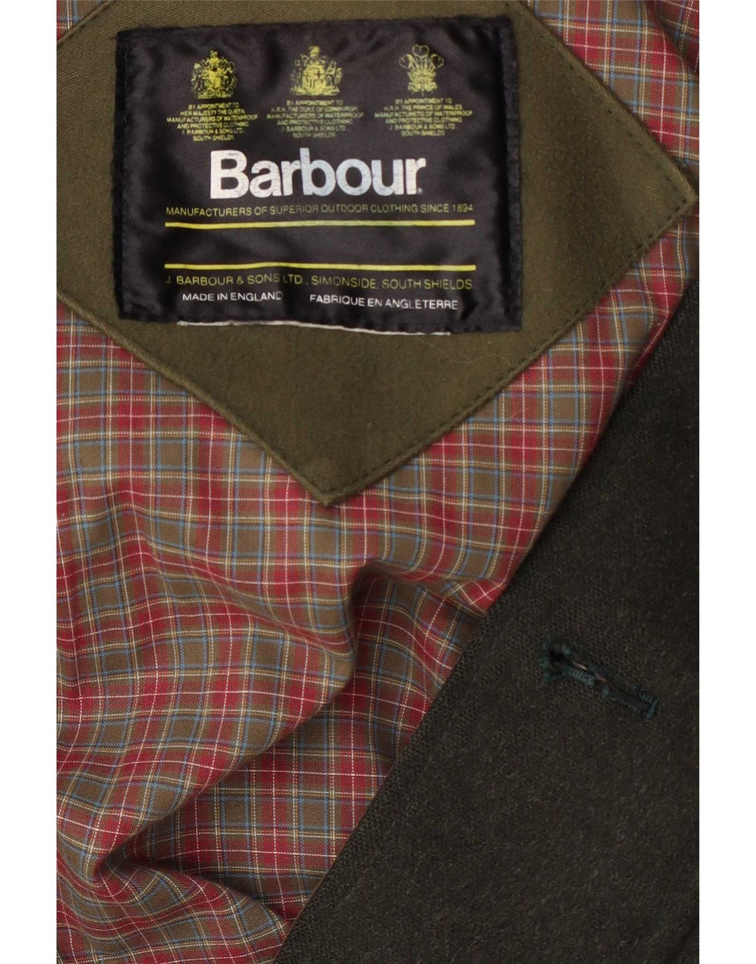 Barbour muška pomoćna jakna UK 42 XL zelena vuna