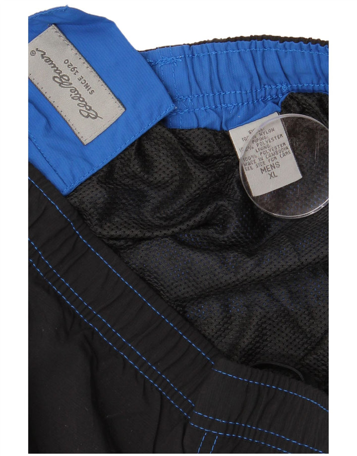 EDDIE BAUER Muške kratke kupaće hlače XL crni najlon u boji