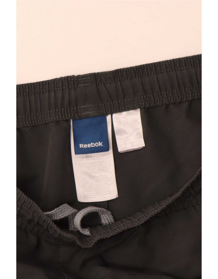 Reebok muške sportske kratke hlače 2XL sivi Colourblock poliester