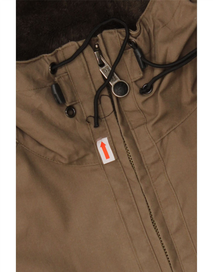 JACK WOLFSKIN Muška vjetrovka s kapuljačom UK 40/42 Large kaki