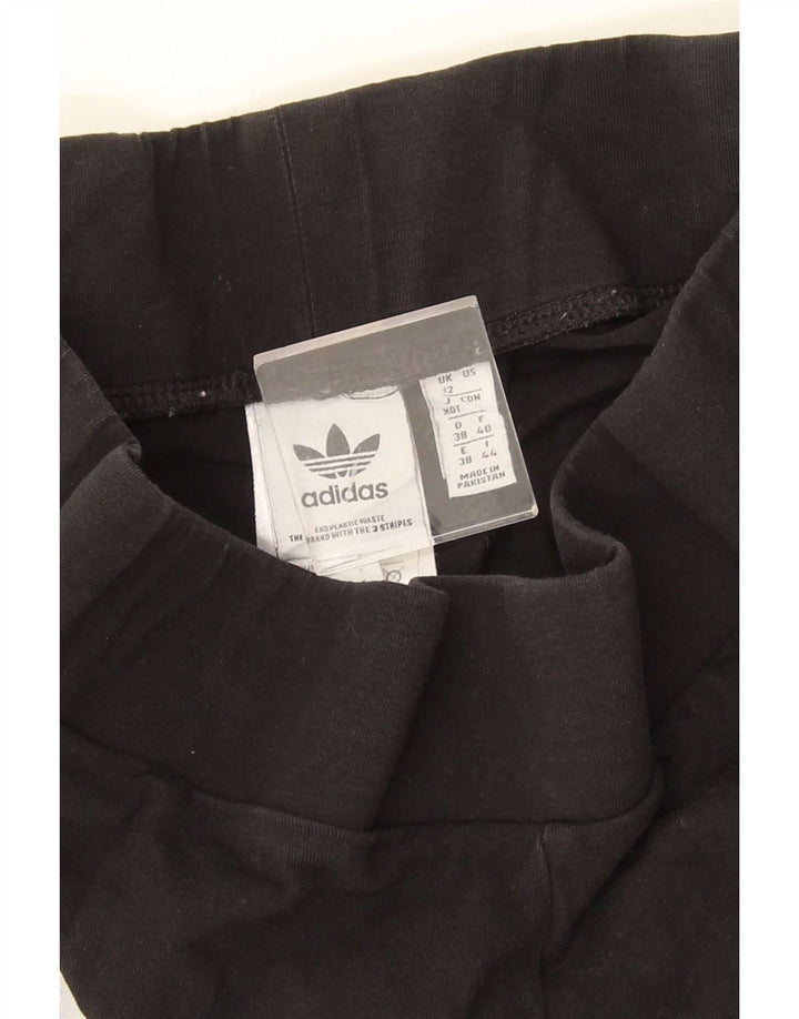 Adidas ženske tajice UK 12 Srednje crni pamuk
