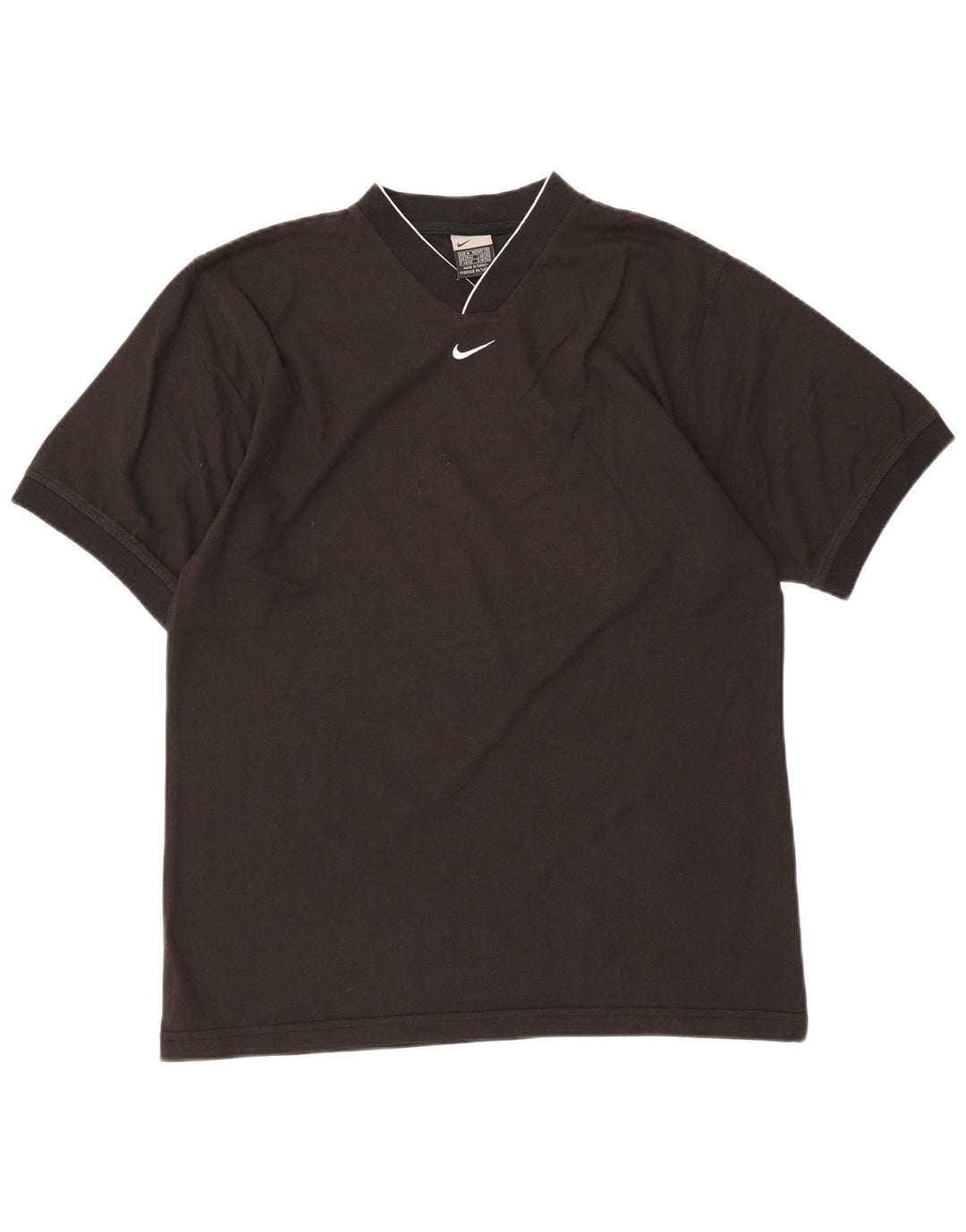 NIKE Muška majica kratkih rukava UK 39/41 srednje crni pamuk