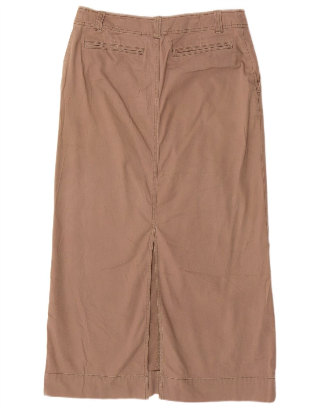 EDDIE BAUER Ženska ravna suknja US 8 srednje veličine W30, sivi pamuk