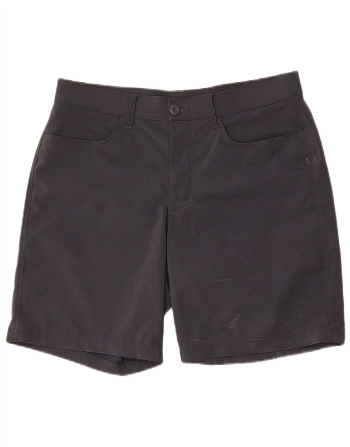 Under Armour Ležerne kratke hlače Heat Gear W32 Srednje sivi poliester