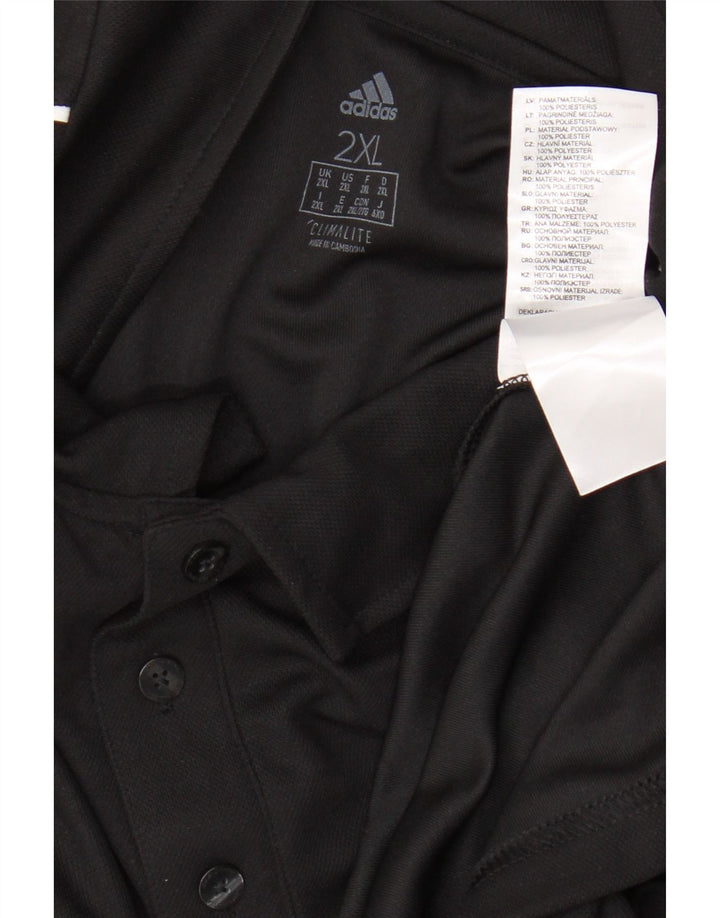 Adidas muška polo majica Climalite 2XL crni poliester