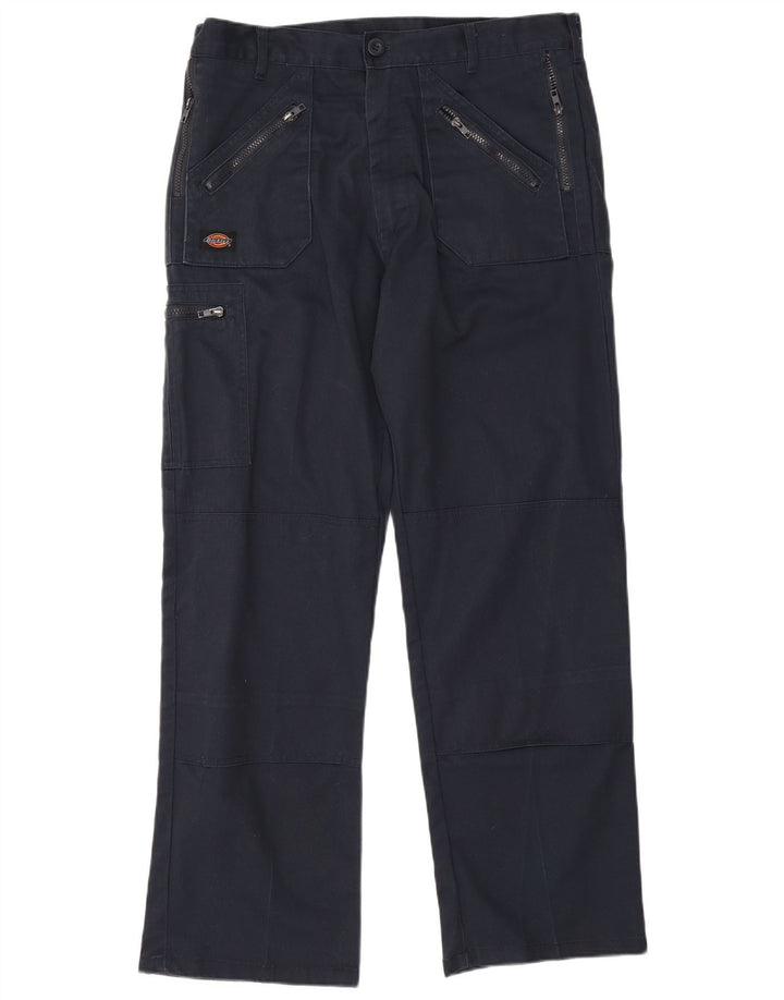 Dickies muške ravne kargo hlače W34 L31 tamnoplavi poliester