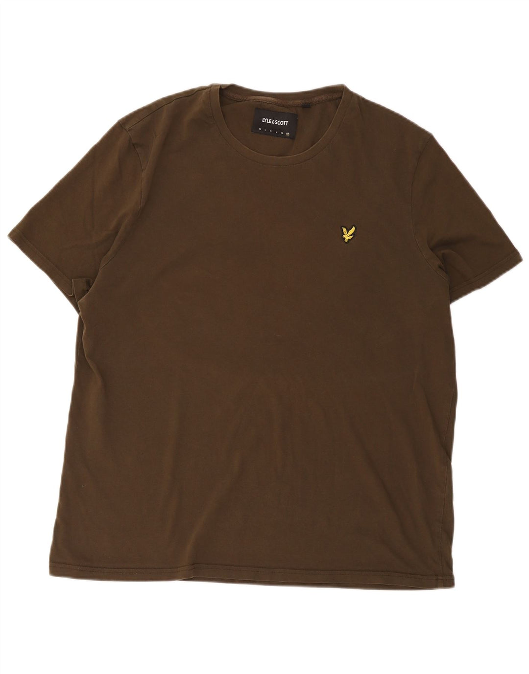 Gornji dio muške majice Lyle & Scott 2XL kaki pamuk