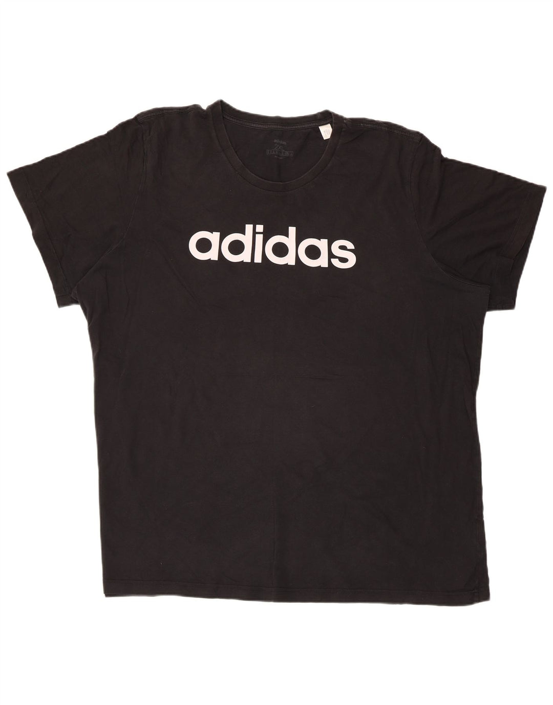 Adidas muška majica s grafičkim motivima 2XL crni pamuk