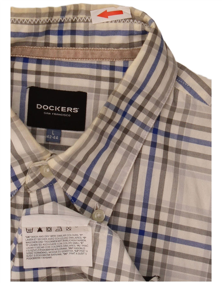 Dockers muška košulja veličine 42/44 pamuk, veliki šareni karirani komad