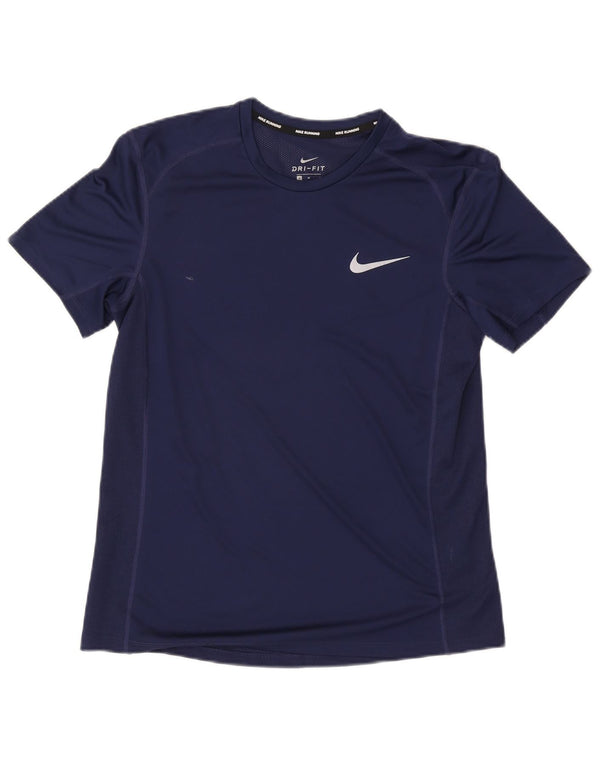 Nike Dri Fit majica kratkih rukava srednje tamnoplava