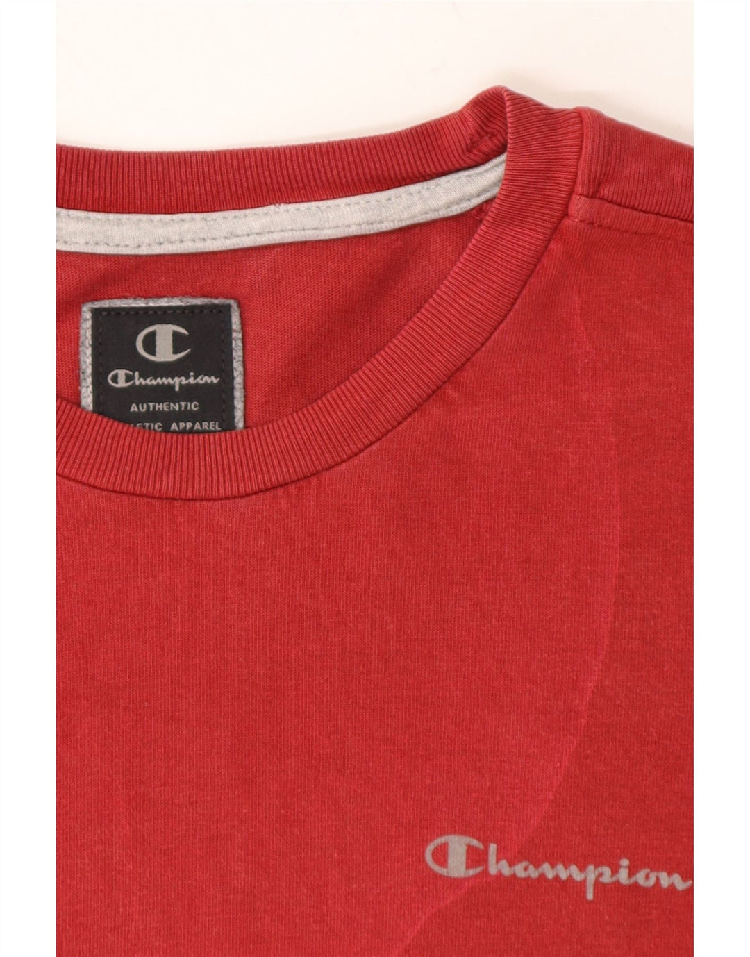 CHAMPION Mens T-Shirt Top Small Red Cotton Vintage Champion and Second-Hand Champion from Messina Hembry 