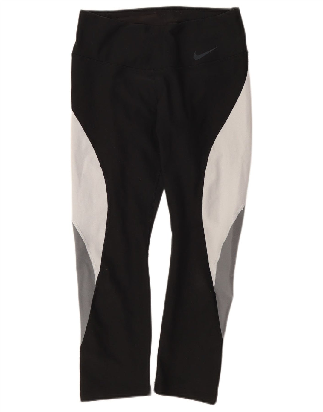 Nike Ženske Dri Fit Capri Leggings UK 10 Male crne poliesterske boje
