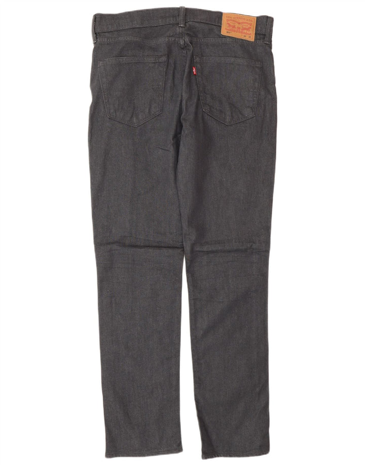 Levi's muške 511 uske traperice W34 L32 sivi pamuk