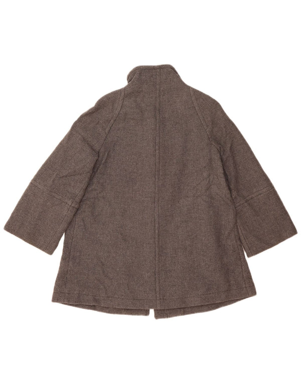 Zara ženski preveliki kaput UK 10 Mala siva vuna