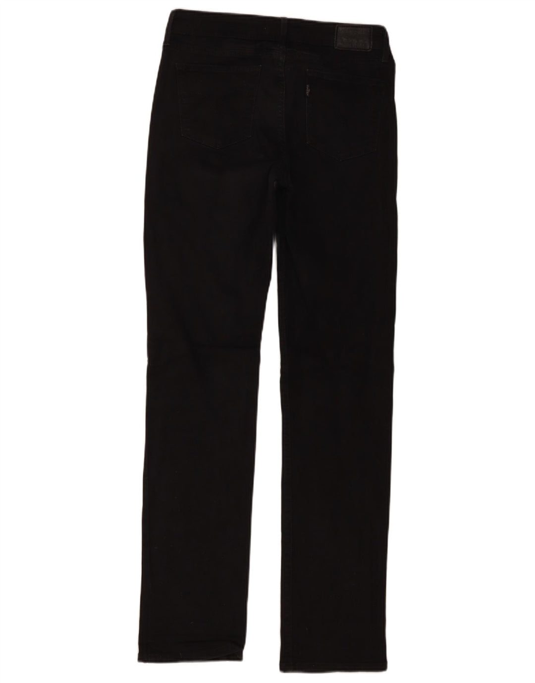Levi's ženske 714 ravne traperice W28 L32 crni pamuk