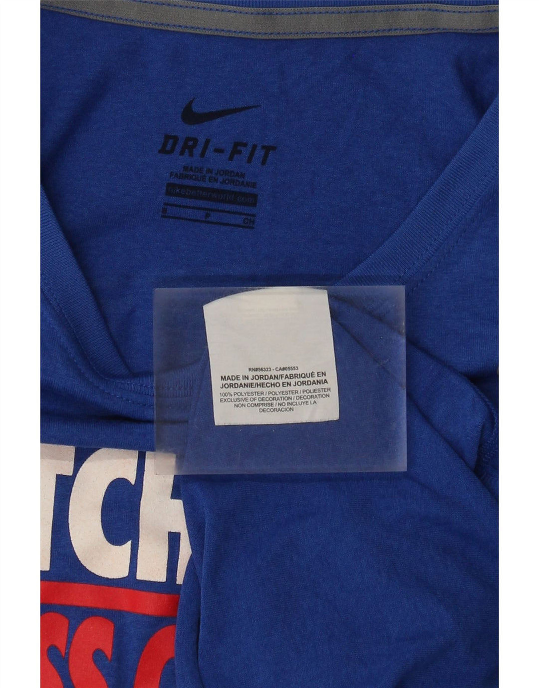 Nike Ženska Hutchinson majica dugih rukava UK 10 Mali plavi poliester